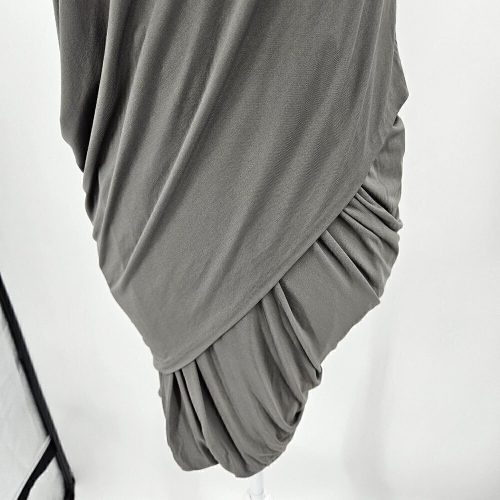 Rag & Bone Adelaide Racerback Mini Dress Gray Women’s Size 4 Ruched Bodycon - Picture 4 of 10